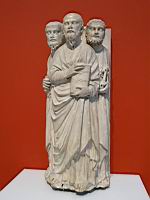 Statue, Groupe de trois apotres (Nicola Pisano, Pise, v 1270, Marbre)(2)